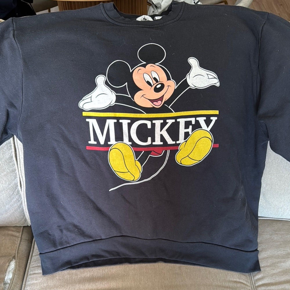 Black Mickey Mouse Sweatshirt